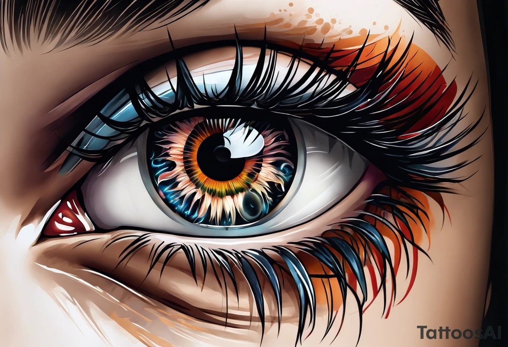 Byakugan eyes tattoo idea
