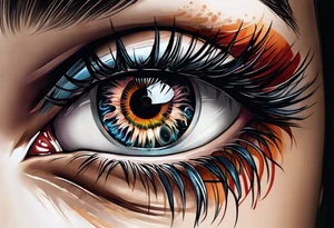 Byakugan eyes tattoo idea