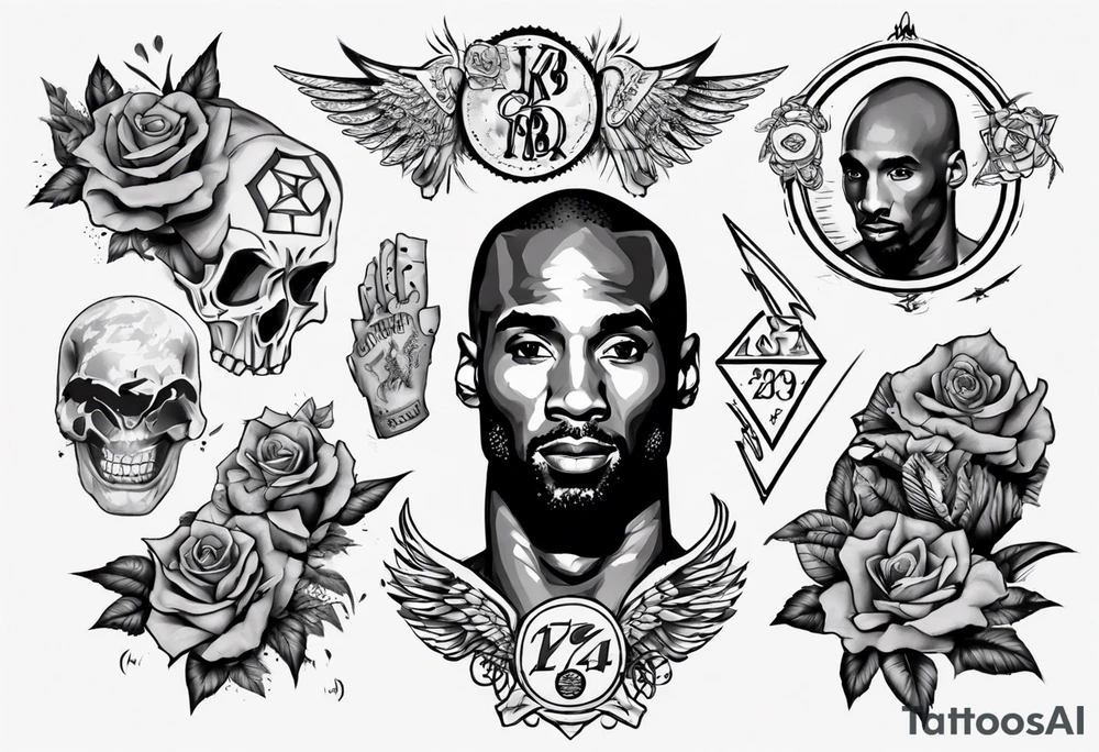 kobe bryant tattoo idea