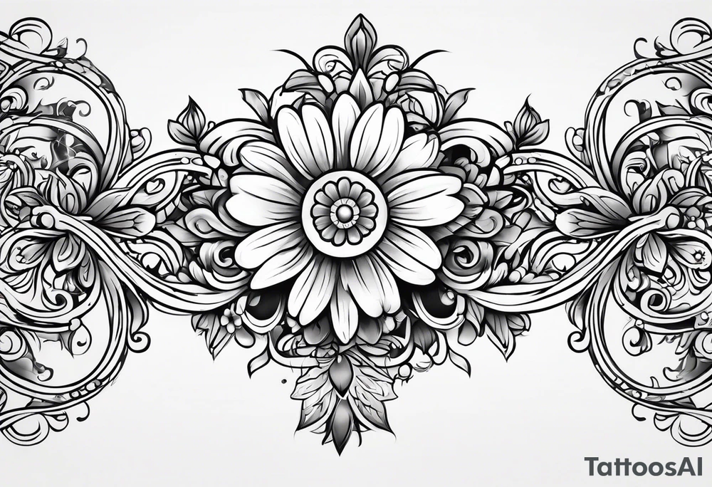 Daisy chain tattoo idea