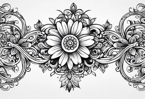 Daisy chain tattoo idea