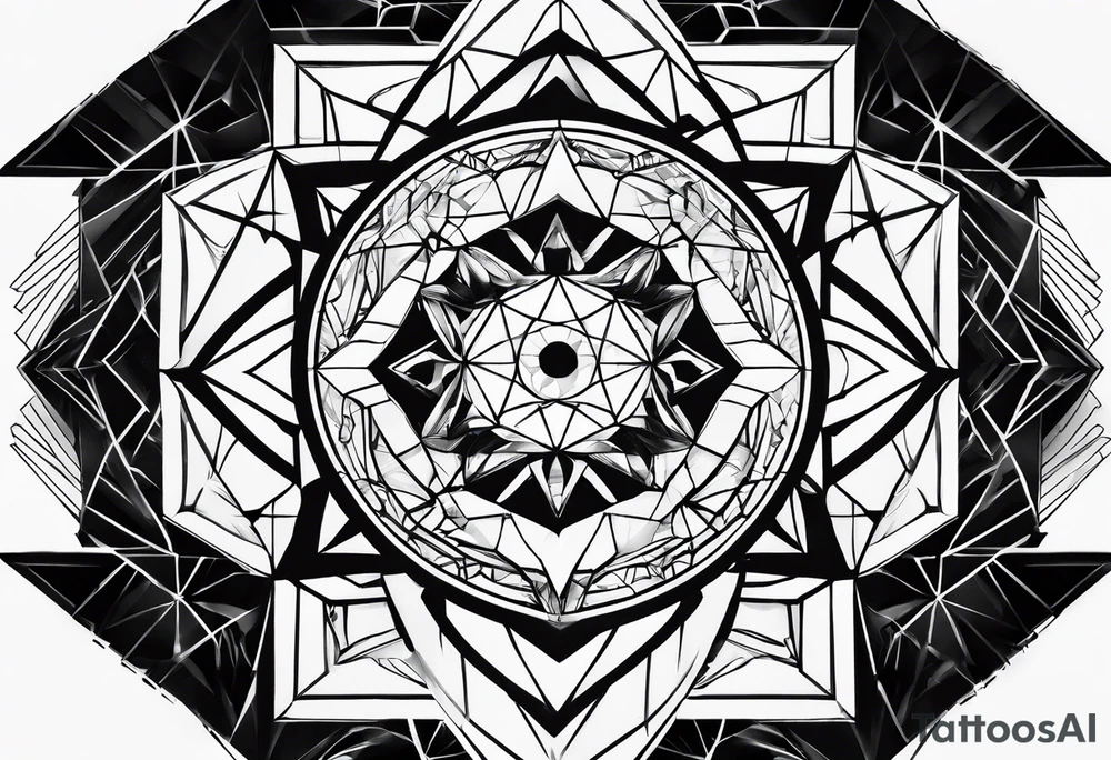 Tesseract tattoo idea