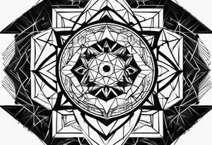 Tesseract tattoo idea