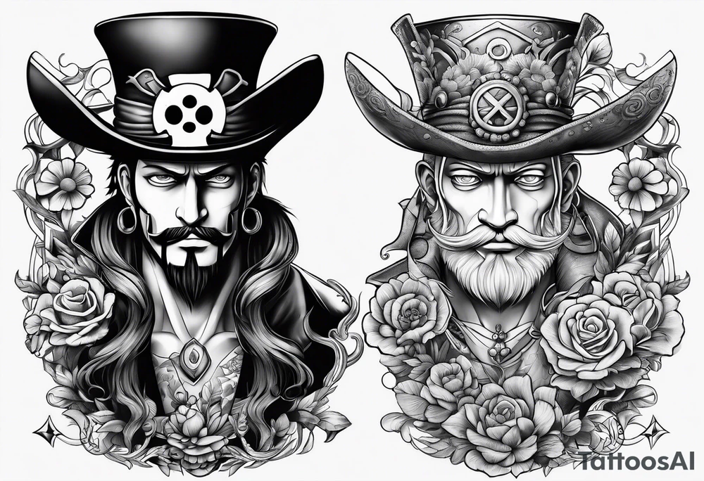 One piece tattoo idea