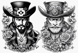 One piece tattoo idea