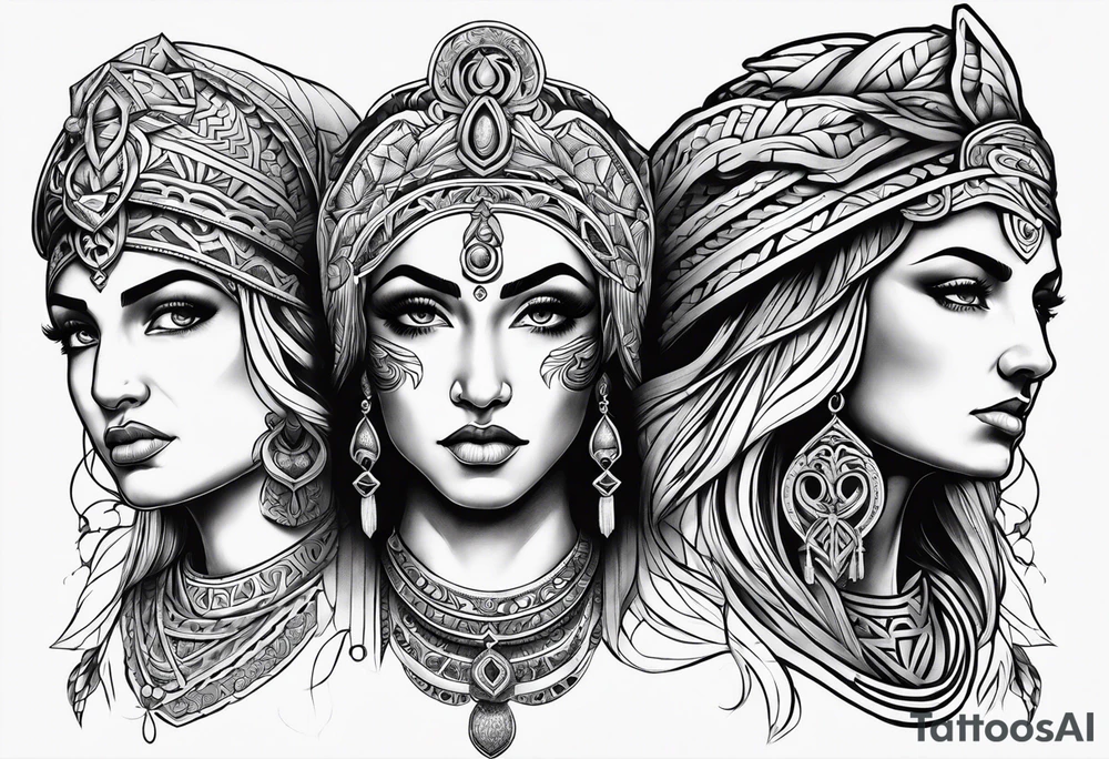 Three moirai greek tattoo tattoo idea