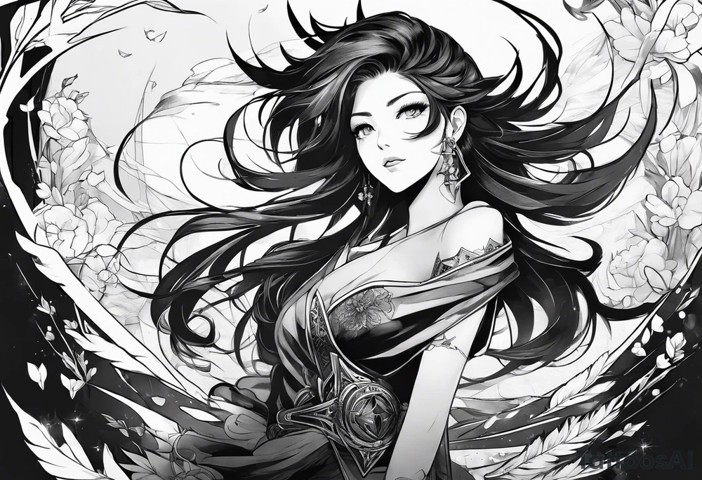 i want something out of the anime solo leveling tattoo idea