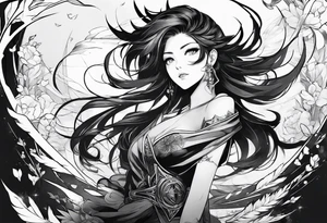 i want something out of the anime solo leveling tattoo idea