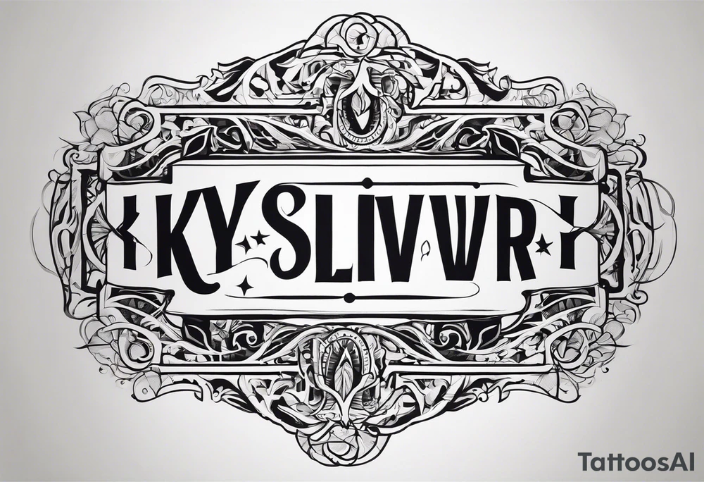 KYDF with veins tattoo idea