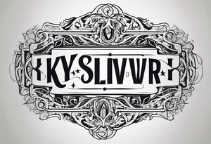 KYDF with veins tattoo idea