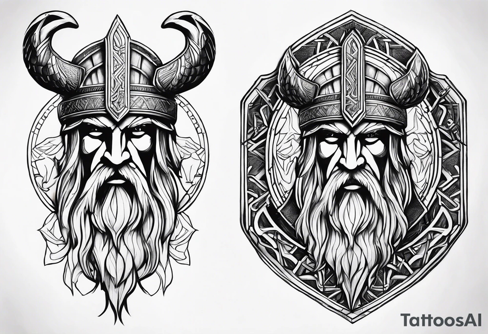 symbol for Odin of Rune tattoo idea