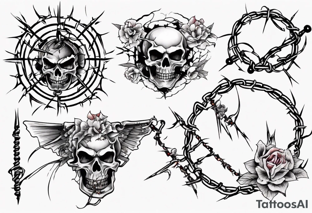 barbwire tattoo idea