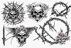 barbwire tattoo idea
