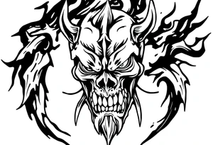 action beats anxiety with a cool desing tattoo idea