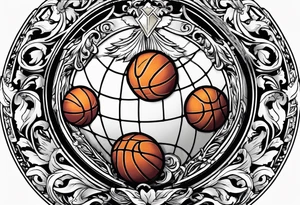 basketball virgo birth year 2005 birth place detroit tattoo idea