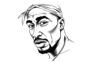 2 pac tattoo idea