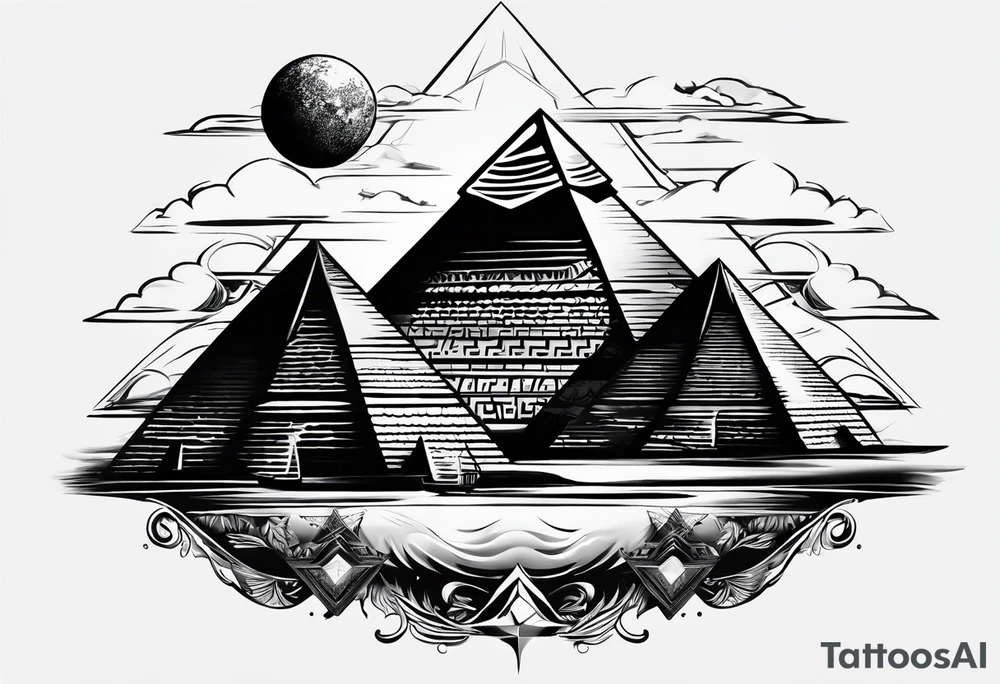 toroids, pyramids tattoo idea