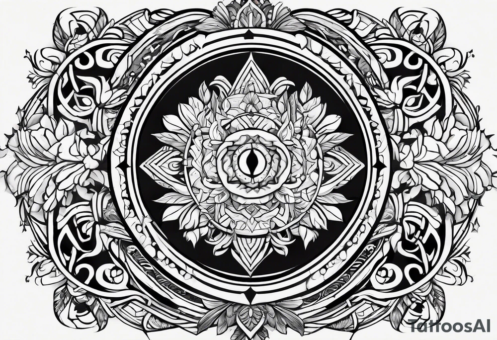 a symbol of firmness of spirit, strength and stability tattoo idea