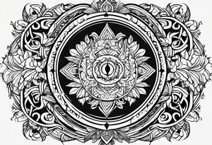 a symbol of firmness of spirit, strength and stability tattoo idea