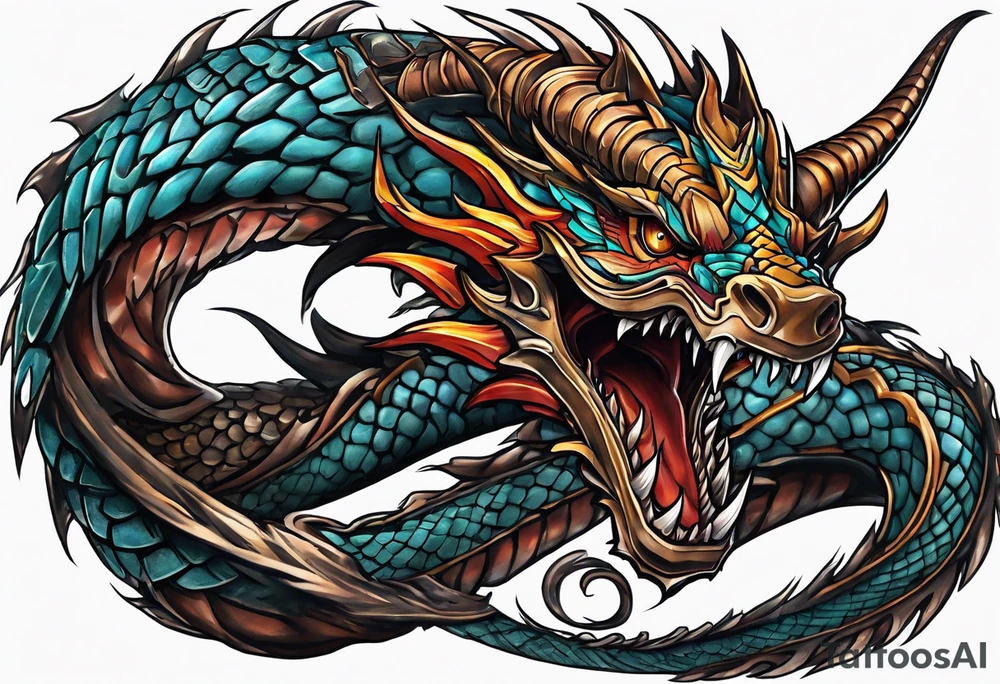 Wyvern tattoo idea