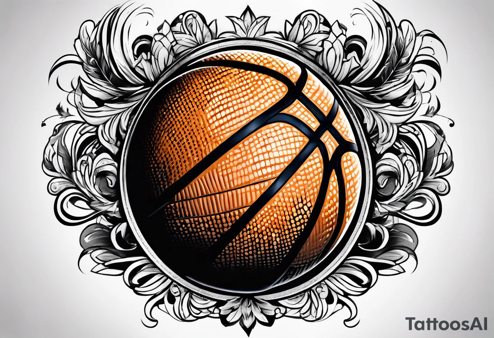 Basketball tattoo idea