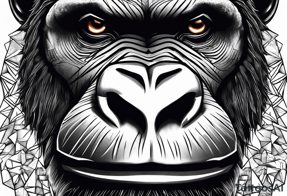 omerta gorilla tattoo idea