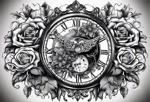 Time is money tattoo idea