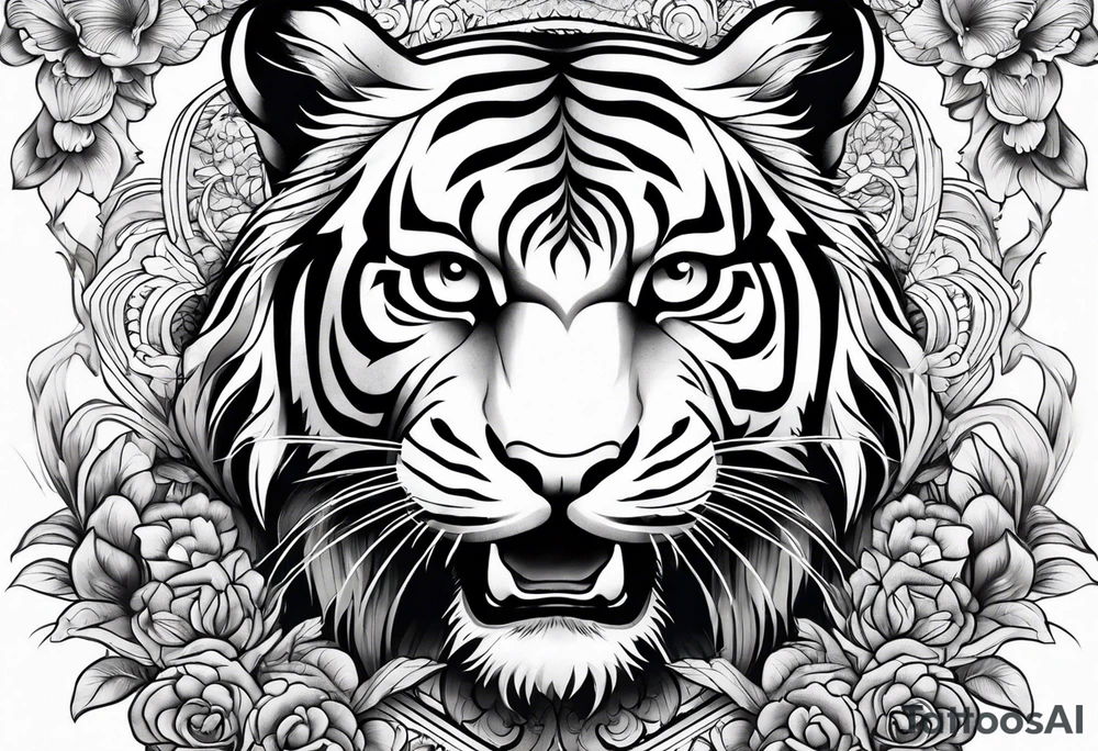 tiger tattoo idea