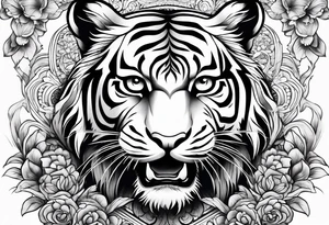 tiger tattoo idea