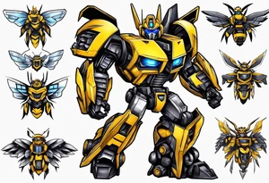Transformers bumblebee tattoo idea