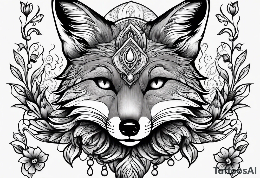 Fox landing tattoo idea