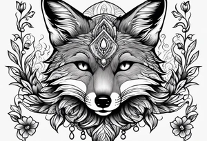 Fox landing tattoo idea