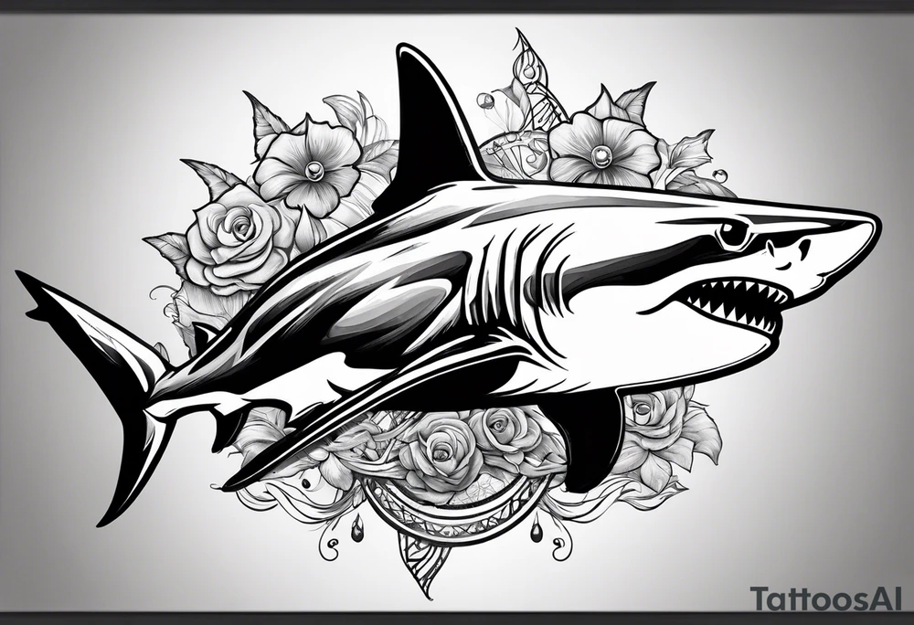 Sharks tattoo idea