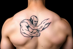 Wrestling tattoo on arm tattoo idea