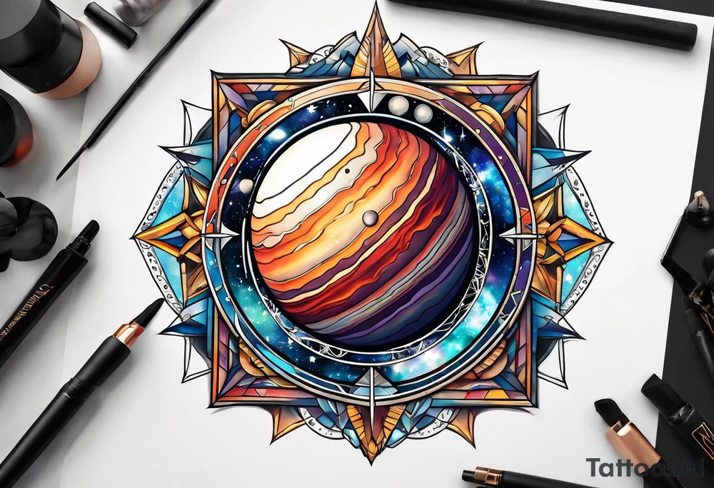Planets tattoo idea
