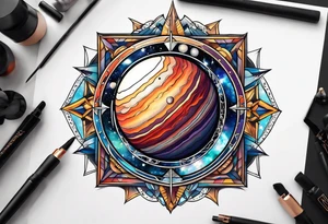 Planets tattoo idea