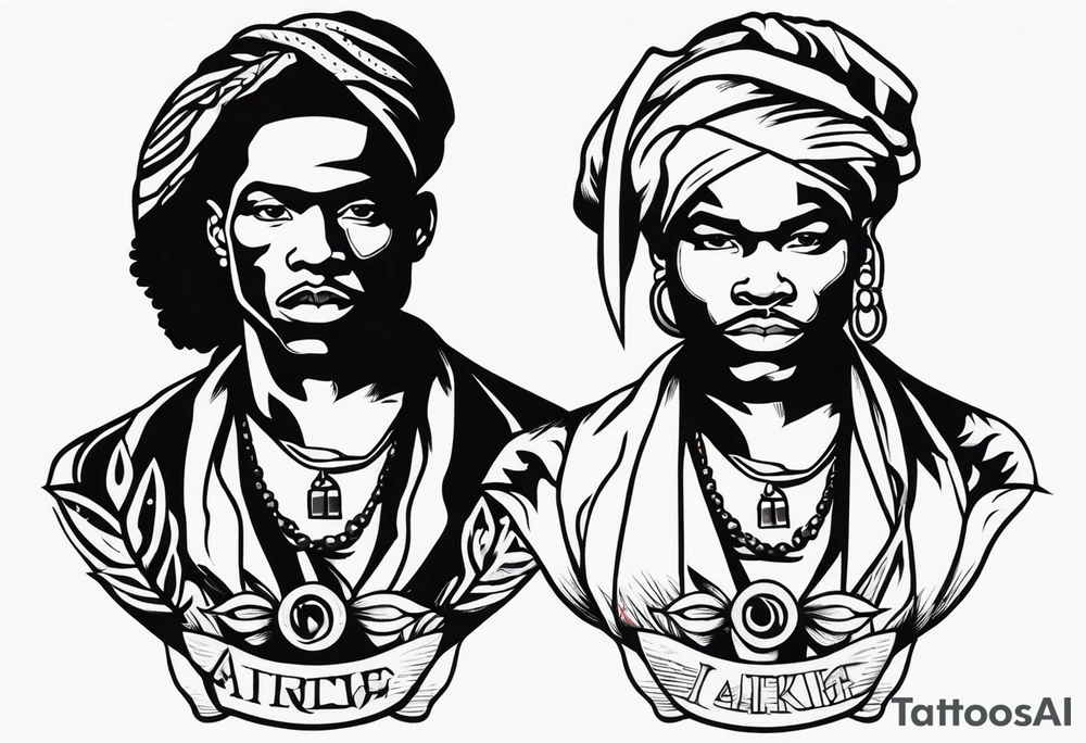 African American revolutionary tattoo tattoo idea
