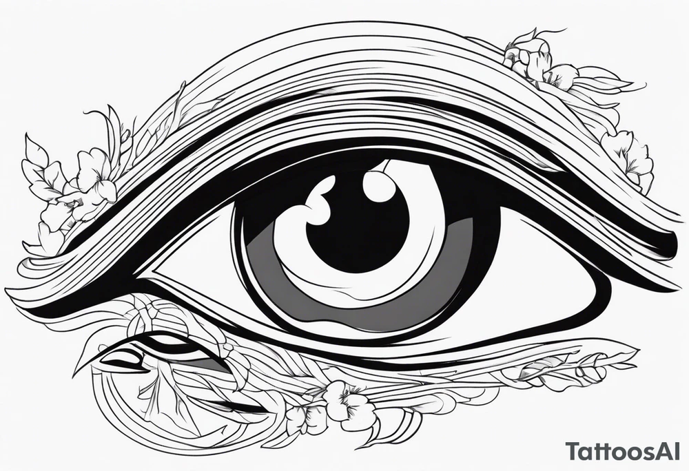 Byakugan eyes tattoo idea
