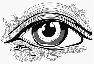 Byakugan eyes tattoo idea