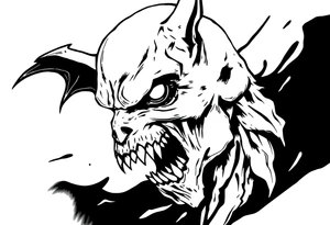 gothic tattoo idea