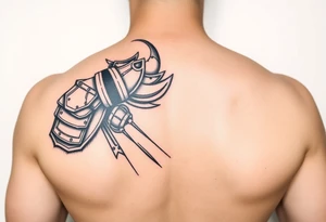 Armored Roman Soldier tattoo idea
