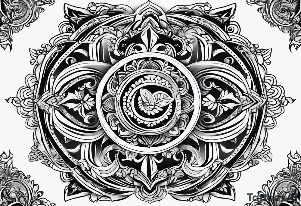 Sanskrit breathe symbol tattoo idea
