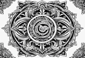 Sanskrit breathe symbol tattoo idea