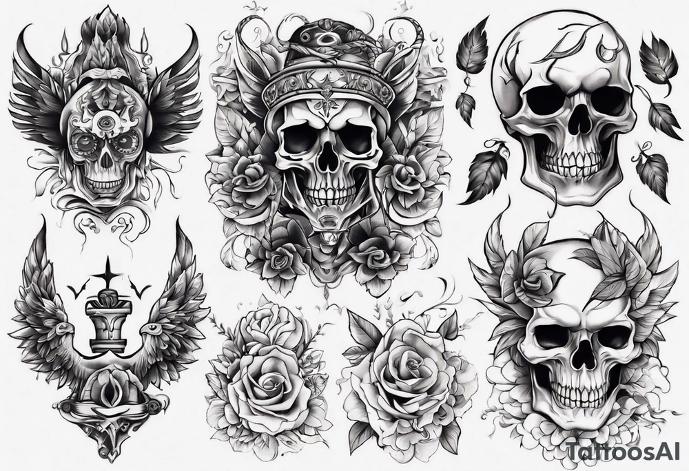 Мужской рукав tattoo idea