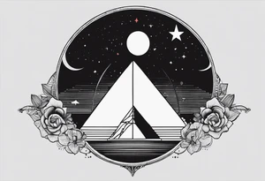 el dark side of the moon tattoo idea