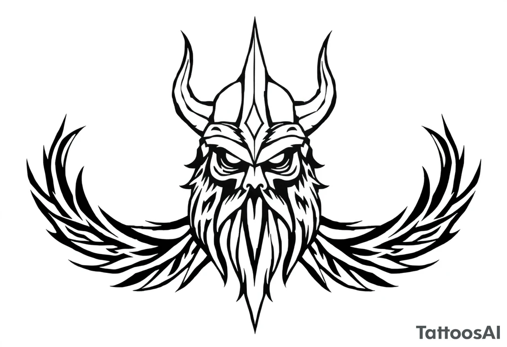 Viking symbolism tattoo idea