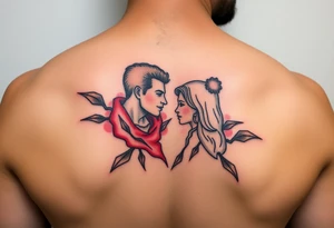 polyamory lifestyle with color tattoo idea