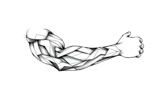 geometric tattoo idea