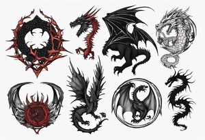 game of thrones dragon tattoo idea