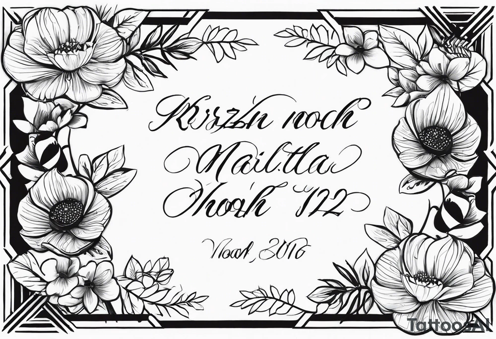 krisztina 22.05.2000 sohn noah 23.06.2021 daten tattoo idea